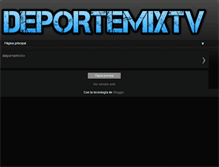 Tablet Screenshot of deportemixtv.blogspot.com