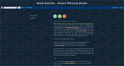 Desktop Screenshot of bookawards101.blogspot.com