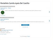 Tablet Screenshot of portafoliodecamiloayaladelcastillo.blogspot.com