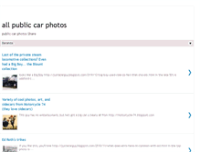 Tablet Screenshot of all-public-car-photos.blogspot.com