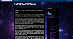 Desktop Screenshot of carrera-del-espacio.blogspot.com