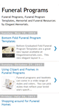 Mobile Screenshot of funeral-programs.blogspot.com