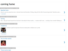 Tablet Screenshot of homecoming-stories.blogspot.com