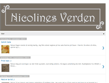 Tablet Screenshot of nicolines-verden.blogspot.com