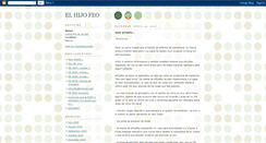 Desktop Screenshot of elhijofeo.blogspot.com