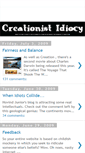 Mobile Screenshot of creationistidiocy.blogspot.com