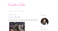 Desktop Screenshot of crochetincolor.blogspot.com
