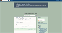 Desktop Screenshot of india-law-schools.blogspot.com