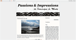 Desktop Screenshot of passionsimpressions.blogspot.com