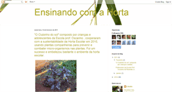 Desktop Screenshot of ensinandocomahorta.blogspot.com