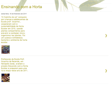 Tablet Screenshot of ensinandocomahorta.blogspot.com