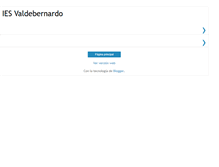Tablet Screenshot of iesvaldebernardo.blogspot.com