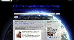 Desktop Screenshot of centroespiritaluizgonzaga.blogspot.com