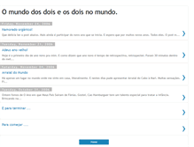 Tablet Screenshot of doisnomundo.blogspot.com