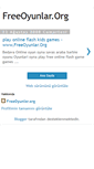 Mobile Screenshot of freeoyunlarorg.blogspot.com