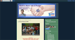 Desktop Screenshot of manoamanoconelpastor.blogspot.com