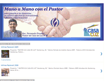 Tablet Screenshot of manoamanoconelpastor.blogspot.com