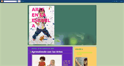 Desktop Screenshot of elsitiodelapedagogiainfantil-arte.blogspot.com