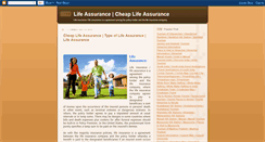 Desktop Screenshot of cheaplifeassurance1.blogspot.com