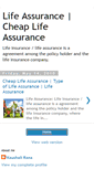 Mobile Screenshot of cheaplifeassurance1.blogspot.com