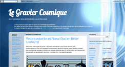Desktop Screenshot of cosmicgravel.blogspot.com