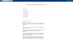 Desktop Screenshot of mayberrymoments-jami.blogspot.com