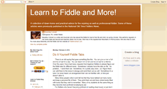 Desktop Screenshot of fiddlerwoman.blogspot.com
