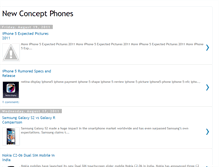 Tablet Screenshot of newconceptphones.blogspot.com