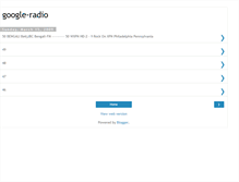 Tablet Screenshot of google-radio.blogspot.com