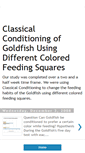 Mobile Screenshot of feedergoldfishconditioning.blogspot.com