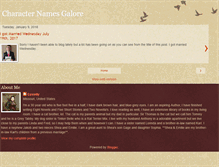 Tablet Screenshot of namesaremygame.blogspot.com