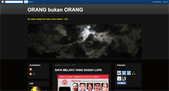 Desktop Screenshot of orangbukanorang.blogspot.com