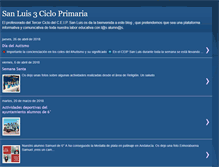 Tablet Screenshot of colegiosanluis3cicloprimaria.blogspot.com