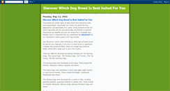 Desktop Screenshot of dog-breed-1.blogspot.com