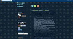 Desktop Screenshot of empregosbaixadasantista.blogspot.com