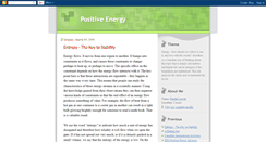 Desktop Screenshot of positiveenergy.blogspot.com