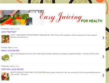 Tablet Screenshot of ezjuicingforhealth.blogspot.com