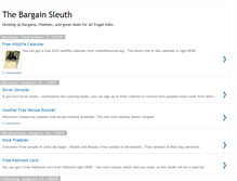 Tablet Screenshot of bargainsleuth.blogspot.com