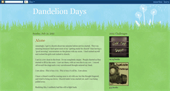 Desktop Screenshot of dandeliondays.blogspot.com