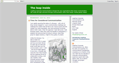 Desktop Screenshot of leapfrogcomms.blogspot.com