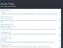 Tablet Screenshot of doodletoday.blogspot.com