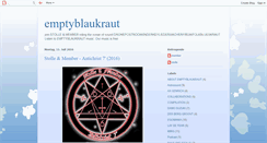 Desktop Screenshot of emptyblaukraut.blogspot.com