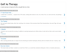 Tablet Screenshot of golfastherapy.blogspot.com