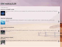 Tablet Screenshot of dinimakaleler.blogspot.com