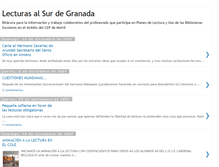Tablet Screenshot of lecturasalsurdegranada.blogspot.com