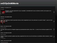 Tablet Screenshot of enelojodemimente.blogspot.com