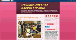 Desktop Screenshot of mujeresjovenescondor.blogspot.com