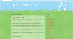 Desktop Screenshot of lacantantecalva.blogspot.com