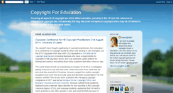 Desktop Screenshot of copyright4education.blogspot.com