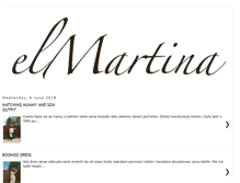 Tablet Screenshot of elmartina.blogspot.com